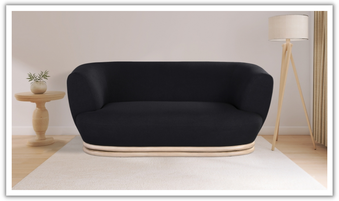 Meridian Furniture Kipton Boucle Fabric Upholstered Loveseat-Jennifer Furniture