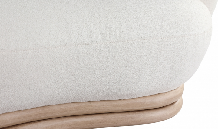 Meridian Furniture Kipton Boucle Fabric Upholstered Loveseat