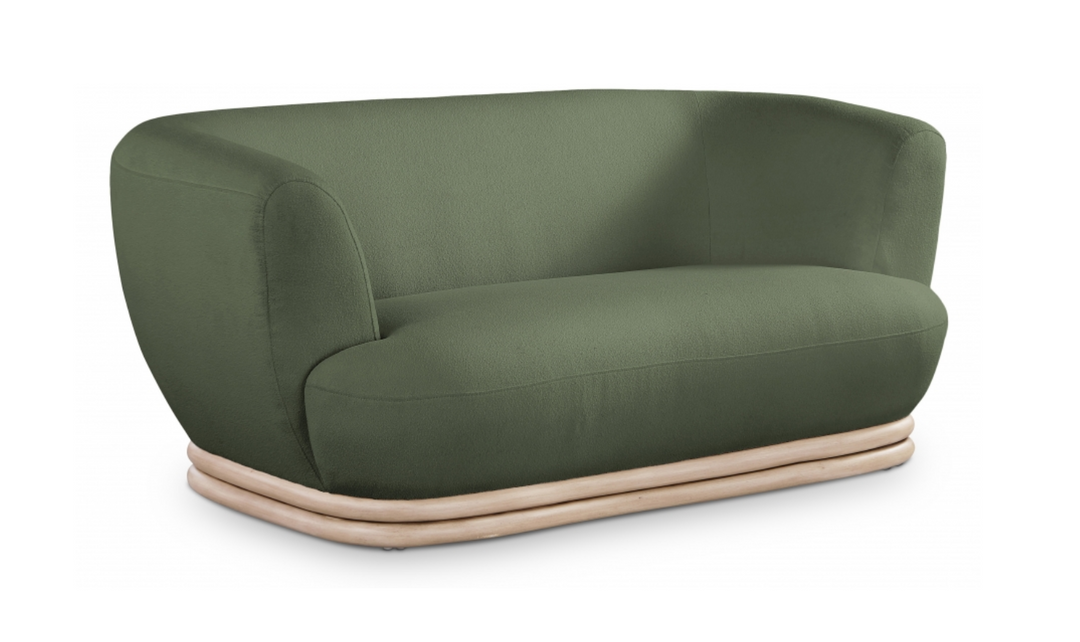 Meridian Furniture Kipton Boucle Fabric Upholstered Loveseat-Jennifer Furniture