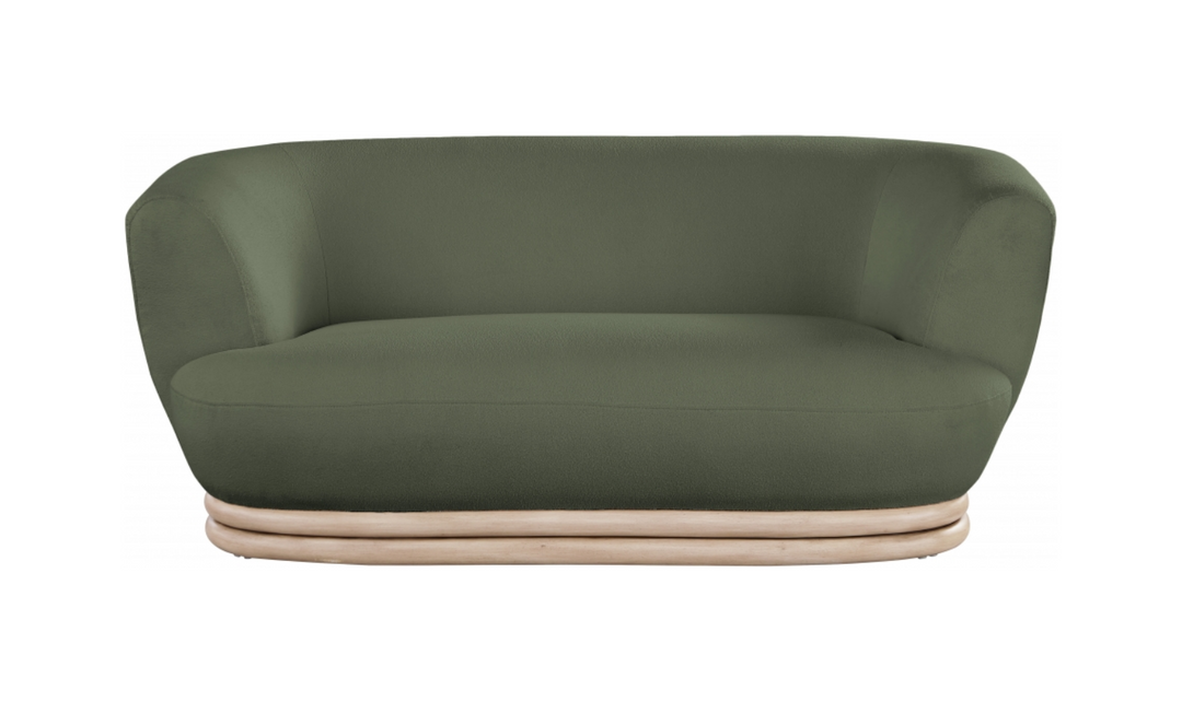 Meridian Furniture Kipton Boucle Fabric Upholstered Loveseat-Jennifer Furniture