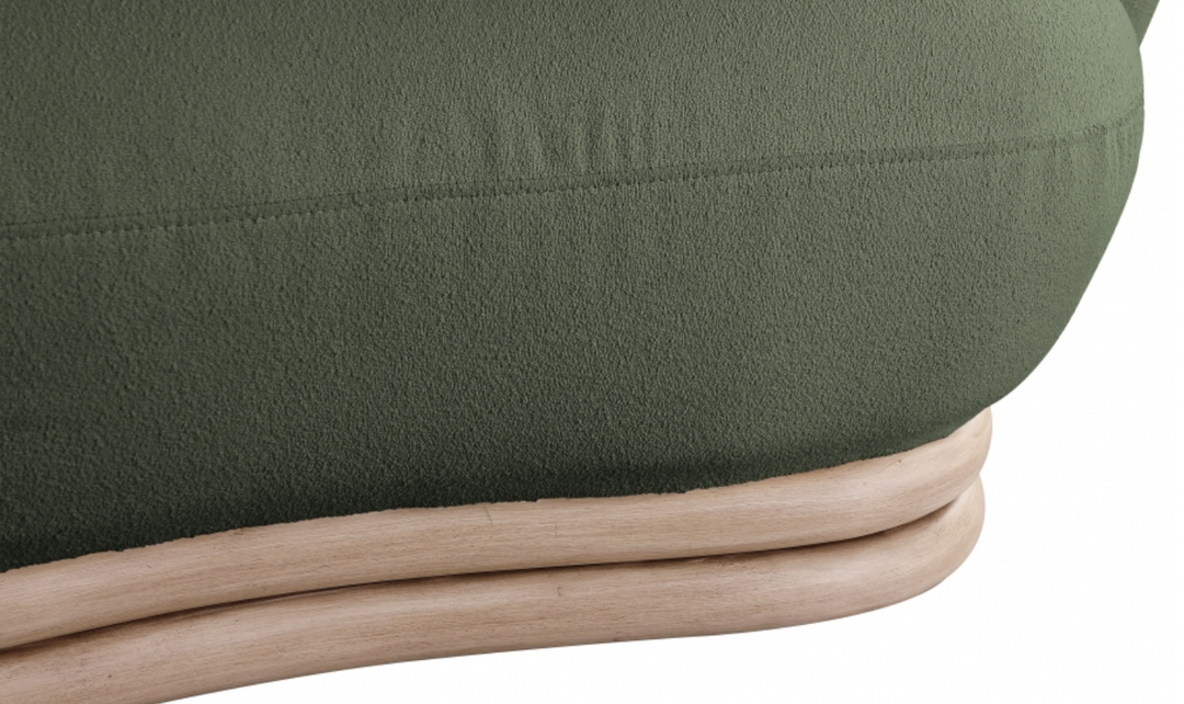 Meridian Furniture Kipton Boucle Fabric Upholstered Loveseat