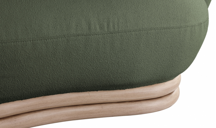Meridian Furniture Kipton Boucle Fabric Upholstered Loveseat