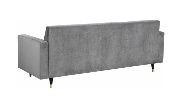 Meridian Furniture Lola 3-Seater Velvet Fabric Upholstered Sofa-Jennifer Furniture
