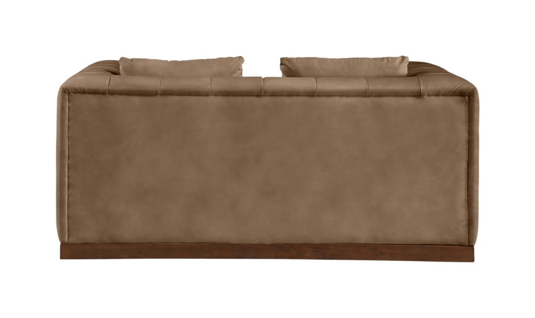 Meridian Furniture Mallina 2-Seater Vegan Leather Upholstered Loveseat-Jennifer Furniture