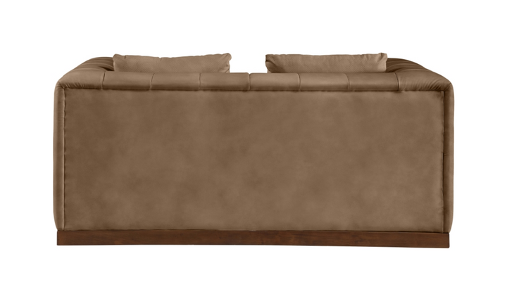Meridian Furniture Mallina 2-Seater Vegan Leather Upholstered Loveseat-Jennifer Furniture