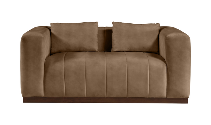 Meridian Furniture Mallina 2-Seater Vegan Leather Upholstered Loveseat-Jennifer Furniture