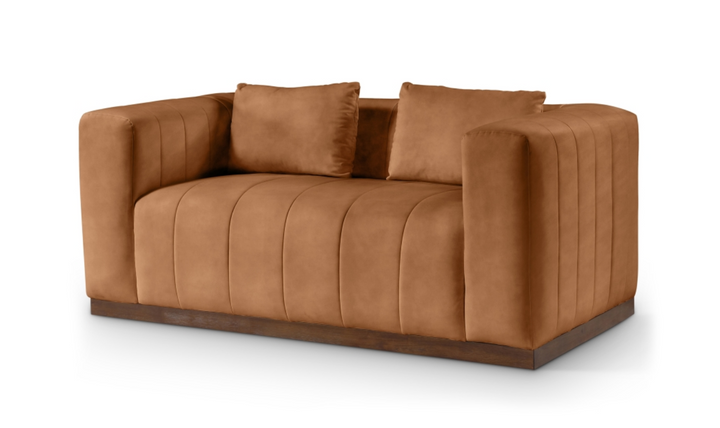 Meridian Furniture Mallina 2-Seater Vegan Leather Upholstered Loveseat-Jennifer Furniture