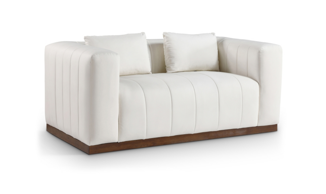 Meridian Furniture Mallina 2-Seater Vegan Leather Loveseat