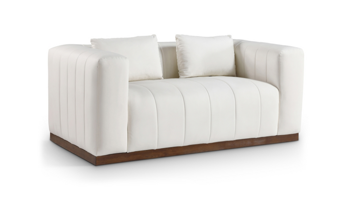 Meridian Furniture Mallina 2-Seater Vegan Leather Loveseat