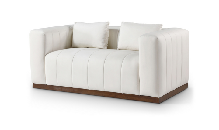 Meridian Furniture Mallina 2-Seater Vegan Leather Loveseat