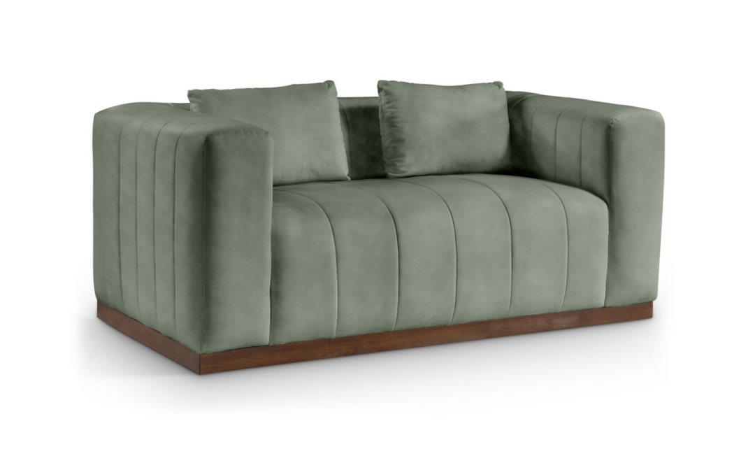Meridian Furniture Mallina 2-Seater Vegan Leather Loveseat