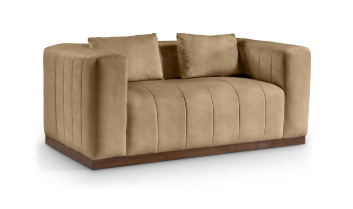 Meridian Furniture Mallina 2-Seater Vegan Leather Upholstered Loveseat-Jennifer Furniture