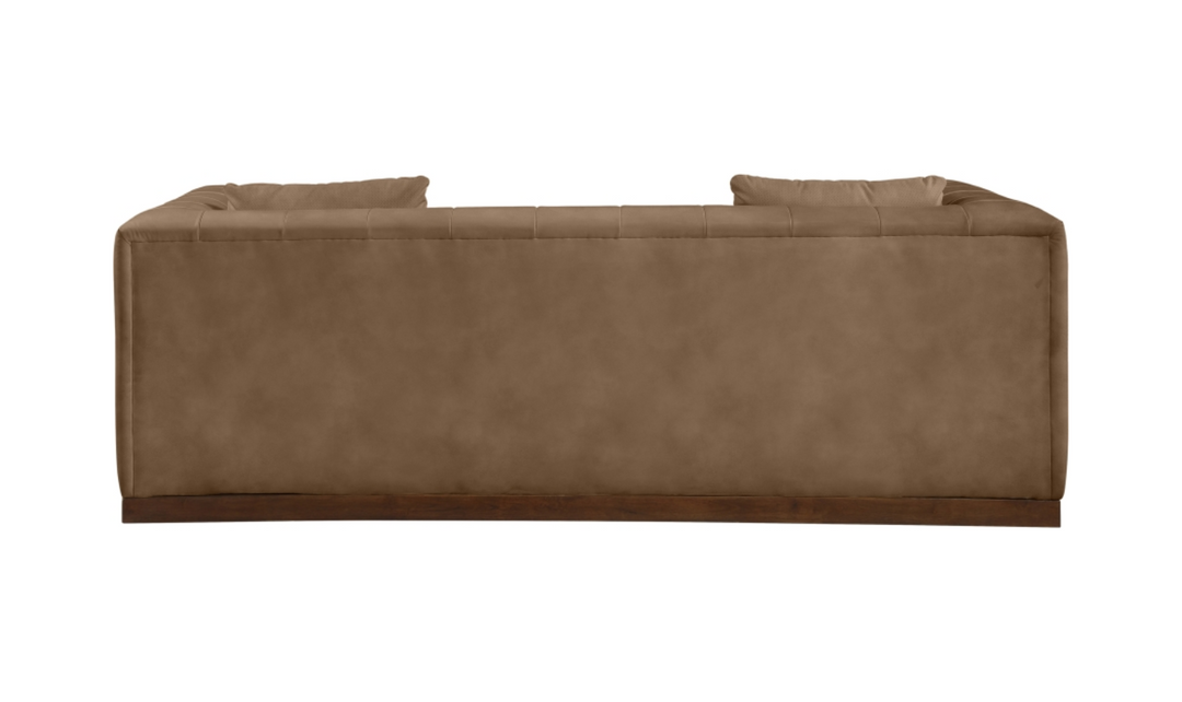 Meridian Furniture Mallina 3-Seater Vegan Leather Upholstered Sofa