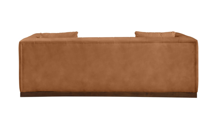 Meridian Furniture Mallina 3-Seater Vegan Leather Upholstered Sofa-jennifer Furniture