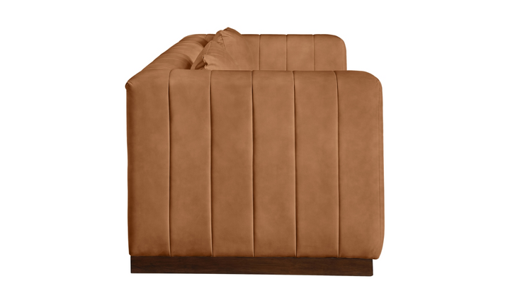 Meridian Furniture Mallina 3-Seater Vegan Leather Upholstered Sofa-jennifer Furniture