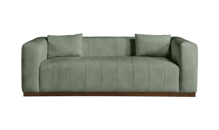 Meridian Furniture Mallina 3-Seater Vegan Leather Upholstered Sofa-jennifer Furniture