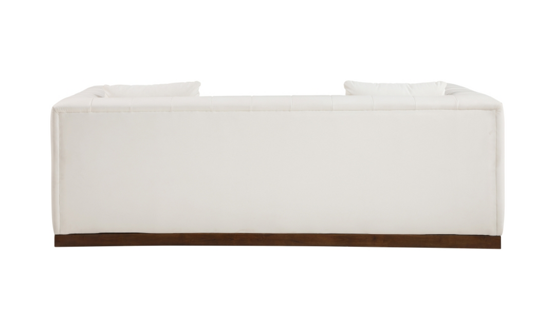 Meridian Furniture Mallina 3-Seater Vegan Leather Upholstered Sofa-jennifer Furniture