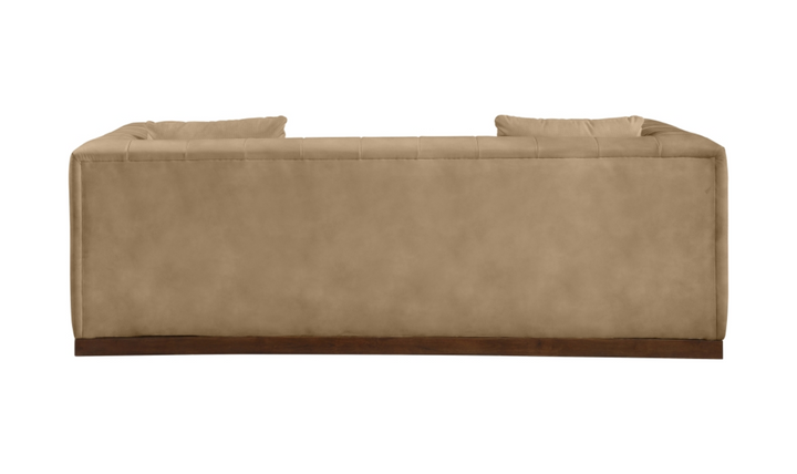 Meridian Furniture Mallina 3-Seater Vegan Leather Upholstered Sofa