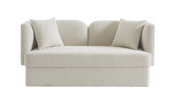 Meridian Furniture Marcel 2-Seater Boucle Fabric Upholstered Loveseat