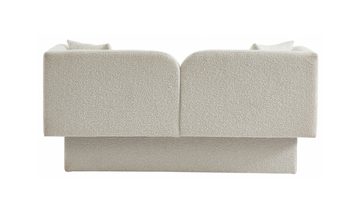 Meridian Furniture Marcel 2-Seater Boucle Fabric Upholstered Loveseat