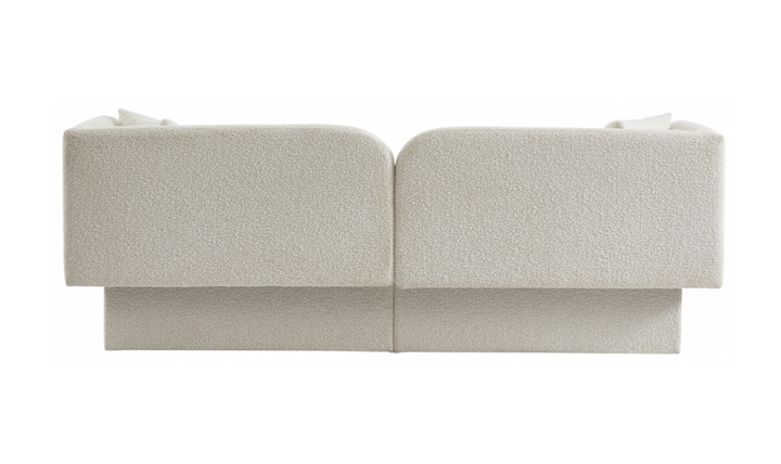 Meridian Furniture Marcel 3-Seater Boucle Fabric Upholstered Sofa
