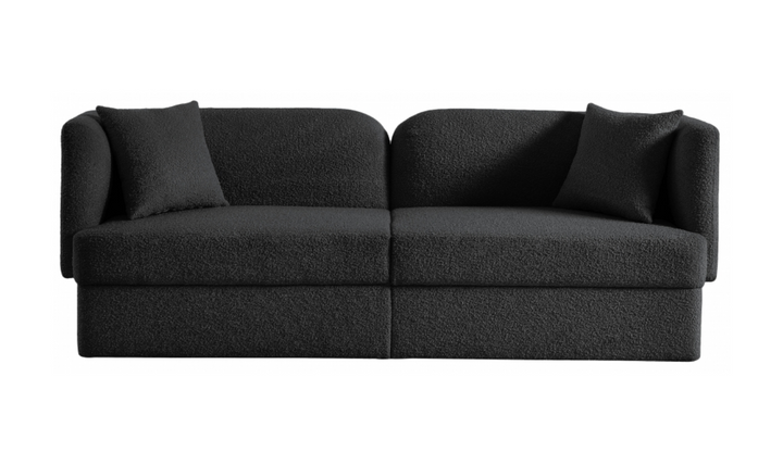 Meridian Furniture Marcel 3-Seater Boucle Fabric Upholstered Sofa