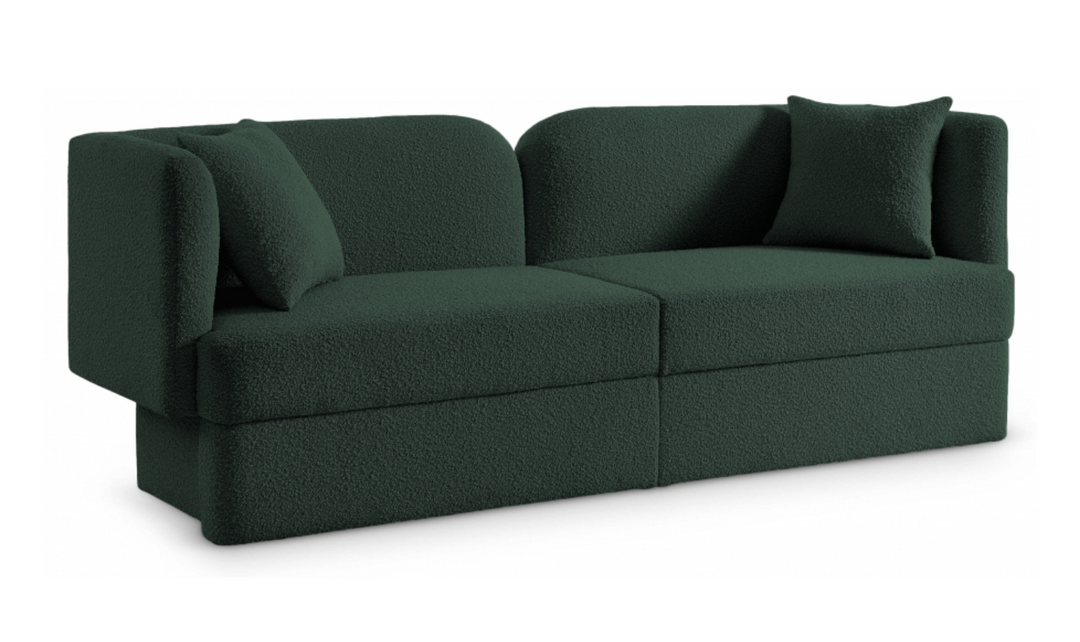 Meridian Furniture Marcel 3-Seater Boucle Fabric Upholstered Sofa