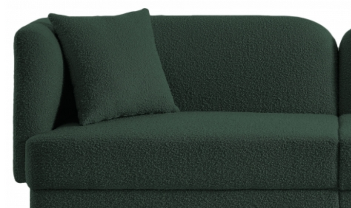 Meridian Furniture Marcel 3-Seater Boucle Fabric Upholstered Sofa-Jennifer Furniture