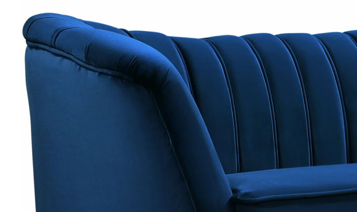 Meridian Furniture Margo 65" Velvet Upholstered Loveseat