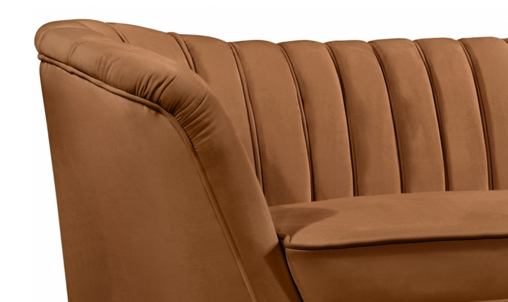 Meridian Furniture Margo 65" Velvet Upholstered Loveseat