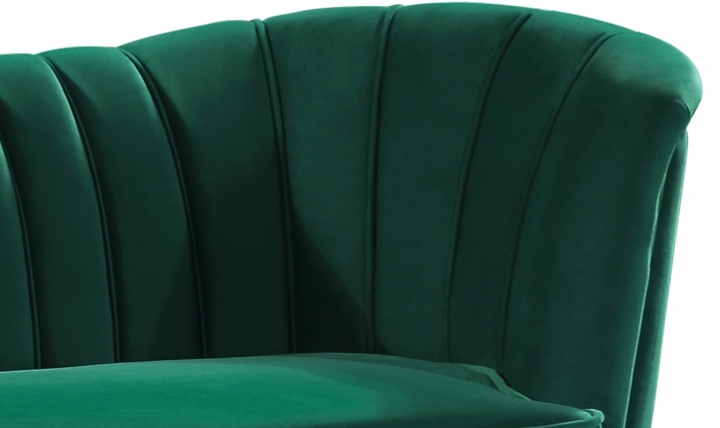 Meridian Furniture Margo 88" 3-Seater Velvet Upholstered Sofa