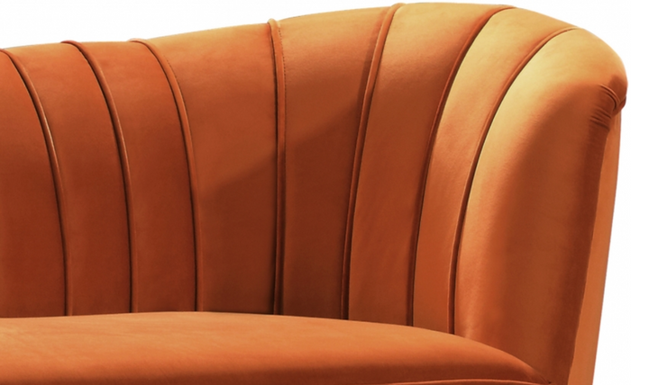Meridian Furniture Margo 88" 3-Seater Velvet Upholstered Sofa