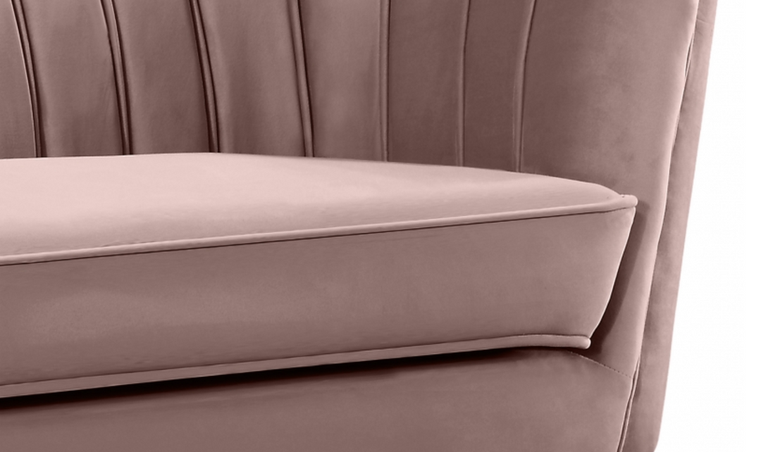 Meridian Furniture Margo 88" 3-Seater Velvet Upholstered Sofa