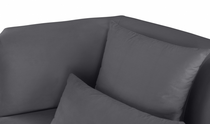 Meridian Furniture Marquis 3-Seater Velvet Upholstered Sofa-Jennifer Furniture