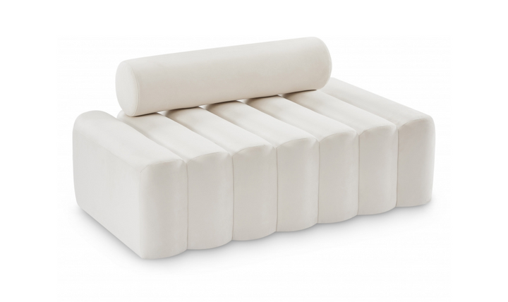 Meridian Furniture Melody 2-Seater Tufted Velvet Upholstered Loveseat