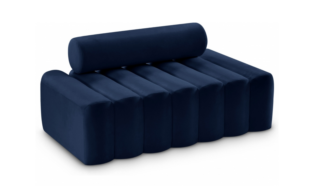 Meridian Furniture Melody 2-Seater Tufted Velvet Upholstered Loveseat