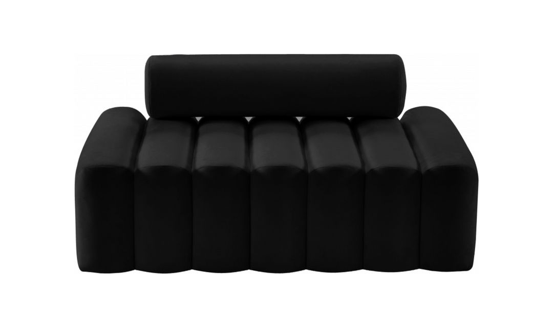 Meridian Furniture Melody 2-Seater Tufted Velvet Upholstered Loveseat