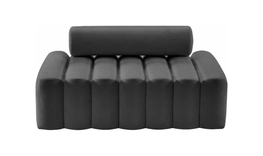 Meridian Furniture Melody 2-Seater Tufted Velvet Upholstered Loveseat