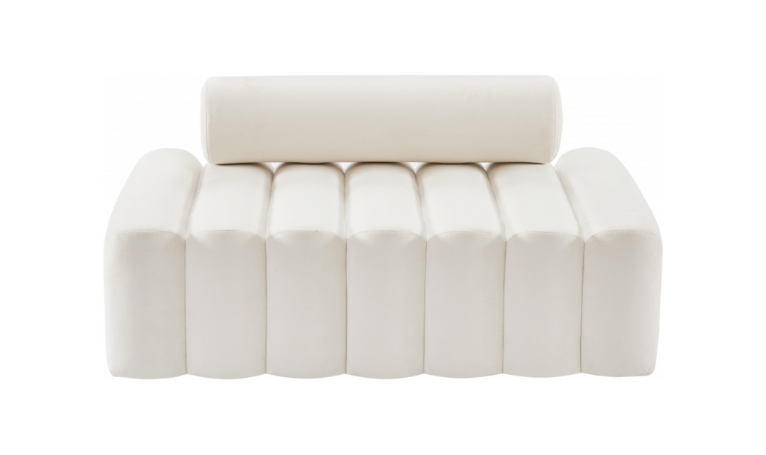 Meridian Furniture Melody 2-Seater Tufted Velvet Upholstered Loveseat