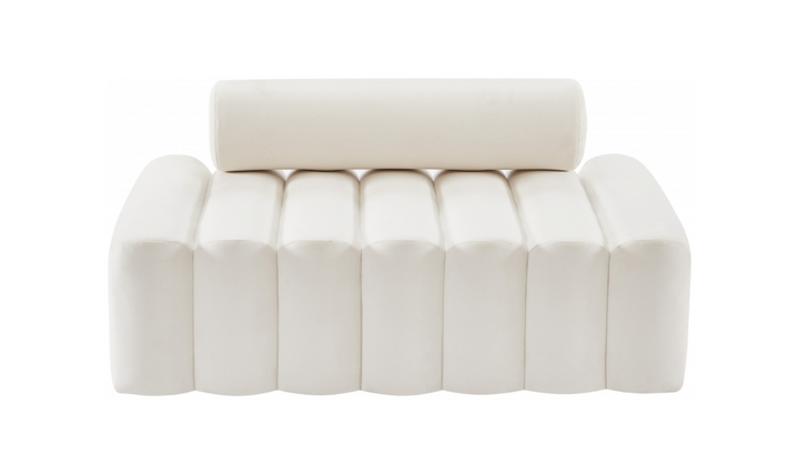 Meridian Furniture Melody 2-Seater Tufted Velvet Upholstered Loveseat