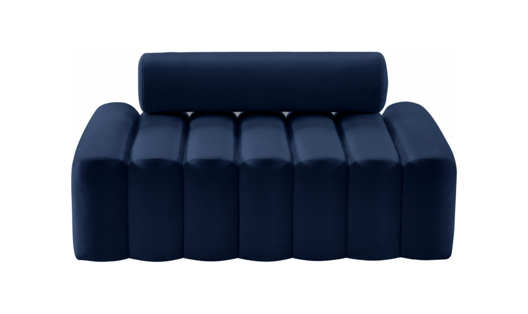 Meridian Furniture Melody 2-Seater Tufted Velvet Upholstered Loveseat