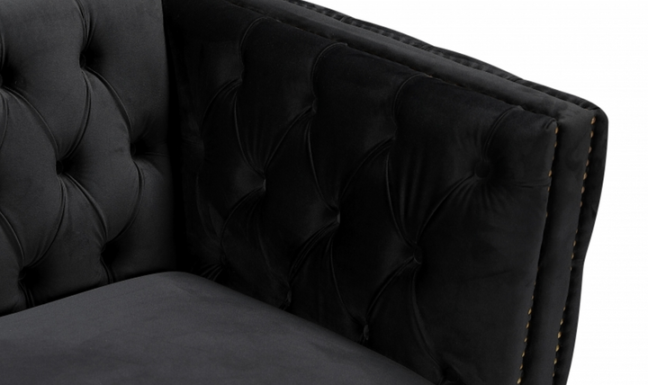 Meridian Furniture Michelle Velvet Upholstered Loveseat Sofa