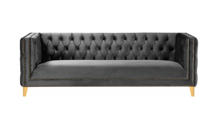 Meridian Furniture Michelle Velvet Upholstered Sofa-Jennifer Furniture