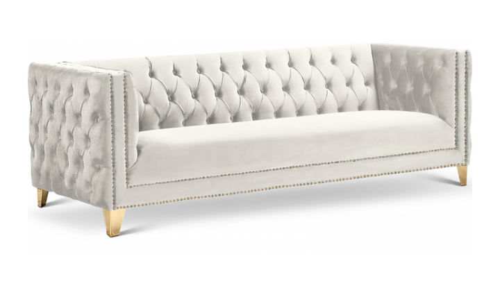 Meridian Furniture Michelle Velvet Upholstered Sofa-Jennifer Furniture