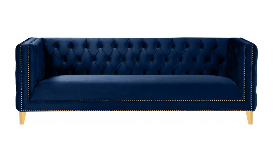 Meridian Furniture Michelle Velvet Upholstered Sofa-Jennifer Furniture
