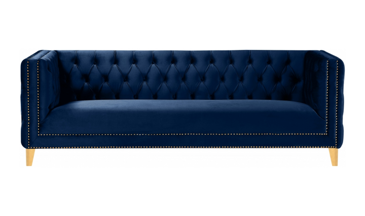 Meridian Furniture Michelle Velvet Upholstered Sofa-Jennifer Furniture