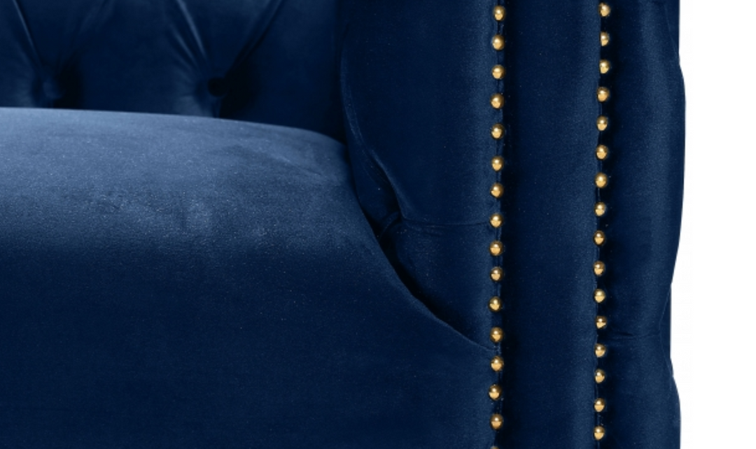 Meridian Furniture Michelle Velvet Upholstered Sofa-Jennifer Furniture