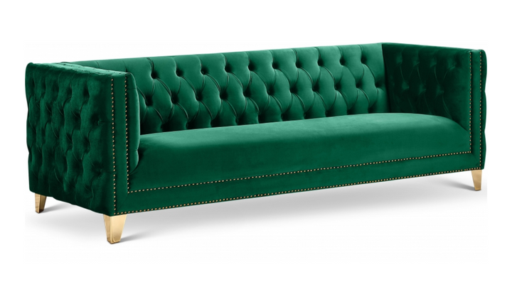 Meridian Furniture Michelle Velvet Upholstered Sofa-Jennifer Furniture