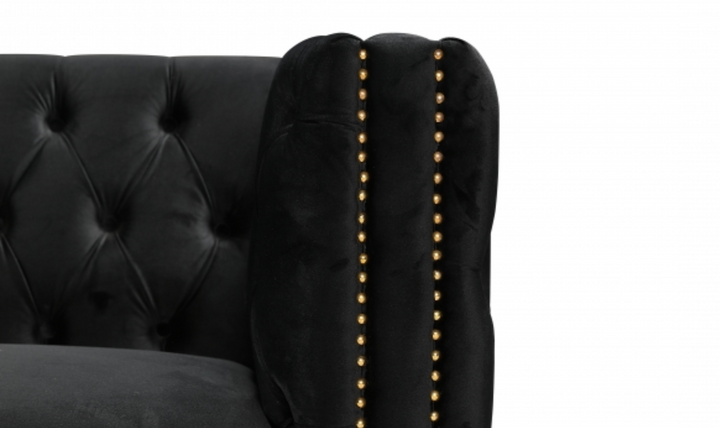 Meridian Furniture Michelle Velvet Upholstered Sofa