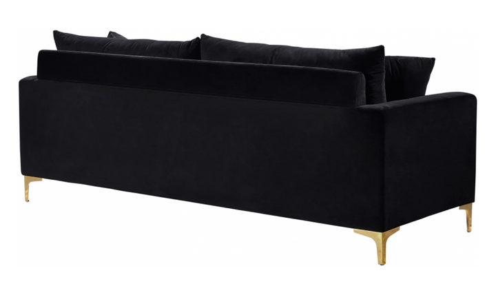 Meridian Furniture Naomi Velvet Upholstered Sofa-Jennifer Furniture